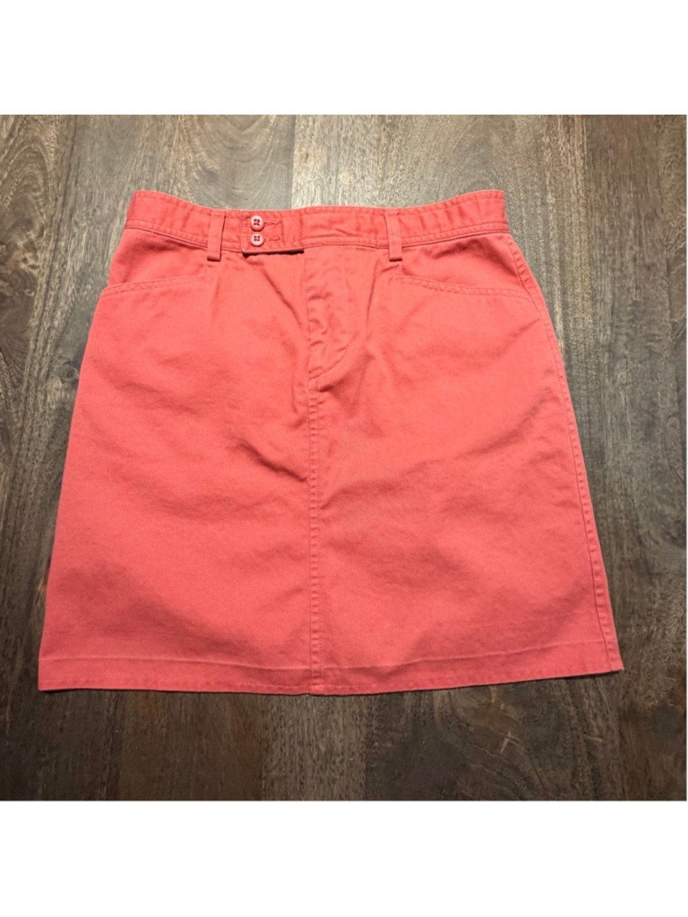 Women's Polo Ralph Lauren Coral Chino A-Line Mini Skirt Size Small